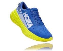 Hoka One One Carbon X Hardloopschoenen Blauw/geel Heren -Sportschoenenwinkel 1102886 abep