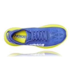 Hoka One One Carbon X Hardloopschoenen Blauw/geel Heren -Sportschoenenwinkel 1102886 abep 005