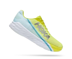 Hoka One One Hoka Rocket X Hardloopschoenen Geel/wit Unisex -Sportschoenenwinkel 1113532 bgepr 002