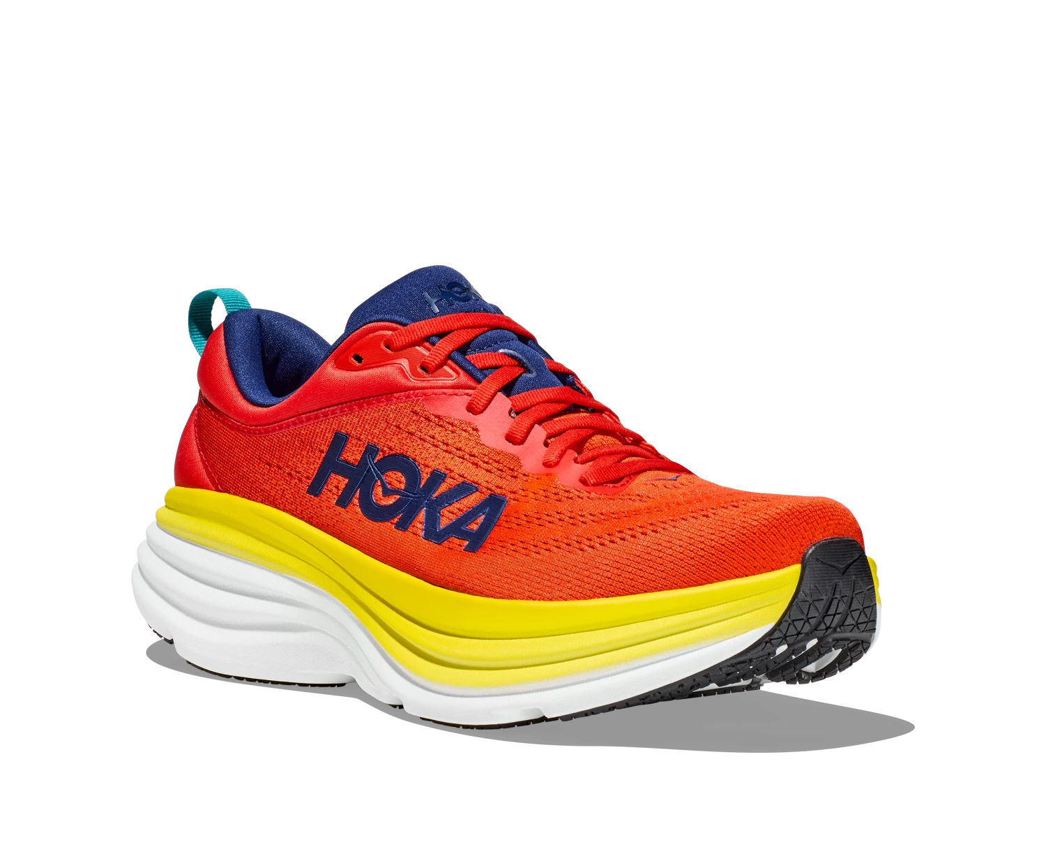 Hoka One One Hoka Bondi 8 Hardloopschoenen Geel/rood Heren 8 Hoka One One Hoka Bondi 8 Hardloopschoenen Geel/rood Heren - Afbeelding 6