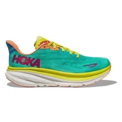 Hoka One One Hoka Clifton 9 Hardloopschoenen Groen/geel Heren