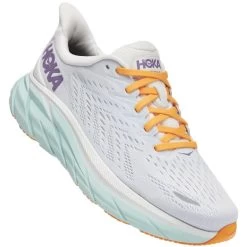 HOKA ONE ONE CLIFTON 8 W WHITE OF BLUE /ORANGE 22 10 HOKA ONE ONE CLIFTON 8 W WHITE OF BLUE /ORANGE 22 -Sportschoenenwinkel 9 108422 clifton 8 w white of blue orange 1119394 bdbw 03