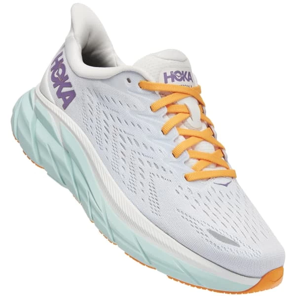 HOKA ONE ONE CLIFTON 8 W WHITE OF BLUE /ORANGE 22 5 HOKA ONE ONE CLIFTON 8 W WHITE OF BLUE /ORANGE 22 - Afbeelding 3