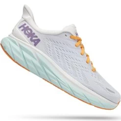 HOKA ONE ONE CLIFTON 8 W WHITE OF BLUE /ORANGE 22 11 HOKA ONE ONE CLIFTON 8 W WHITE OF BLUE /ORANGE 22 -Sportschoenenwinkel 9 108422 clifton 8 w white of blue orange 1119394 bdbw 04