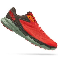 HOKA ONE ONE ZINAL FIESTA/BLACK OLIVE 22 -Sportschoenenwinkel 9 110295 zinal fiesta black olive 1119399 fbol 04