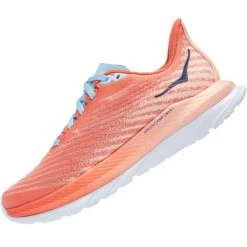 HOKA ONE ONE MACH 5 W CAMELLIA/PEACH PARFAIT 22 -Sportschoenenwinkel 9 110336 mach 5 w camellia peach parfait 1127894 cppf 04