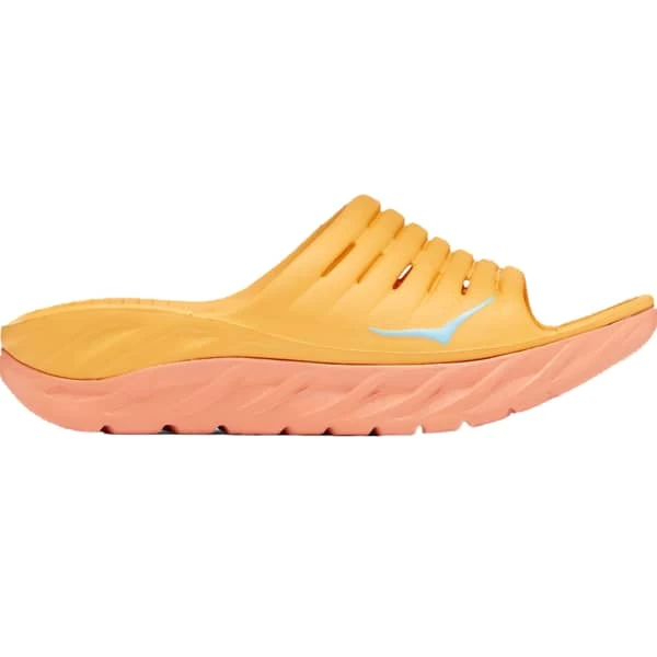 HOKA ONE ONE ORA RECOVERY SLIDE 2 W AMBER YELLOW/SHELL CORAL 22 3 HOKA ONE ONE ORA RECOVERY SLIDE 2 W AMBER YELLOW/SHELL CORAL 22