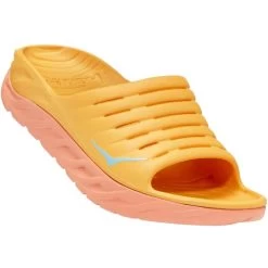 HOKA ONE ONE ORA RECOVERY SLIDE 2 W AMBER YELLOW/SHELL CORAL 22 10 HOKA ONE ONE ORA RECOVERY SLIDE 2 W AMBER YELLOW/SHELL CORAL 22 -Sportschoenenwinkel 9 110343 ora recovery slide 2 w amber yellow shell coral 1134527 aysc 03