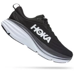 HOKA ONE ONE BONDI 8 BLACK/WHITE 23 -Sportschoenenwinkel 9 110419 bondi 8 black white 1123202 bwht 04