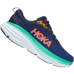 HOKA ONE ONE BONDI 8 W OUTER SPACE/BELLWETHER BLUE 22 -Sportschoenenwinkel 9 110533 bondi 8 w outer space bellwether blue 1127952 0sbb 03