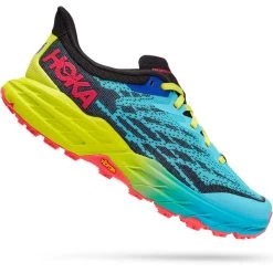 HOKA ONE ONE SPEEDGOAT 5 W SCUBA BLUE/BLACK 22 -Sportschoenenwinkel 9 110625 speedgoat 5 w scuba blue black 1123158 sbbk 03
