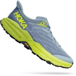 HOKA ONE ONE SPEEDGOAT 5 STONE BLUE/DARK CITRON 23
