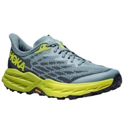 HOKA ONE ONE SPEEDGOAT 5 WIDE STONE BLUE/DARK CITRON 23 -Sportschoenenwinkel 9 123929 speedgoat 5 wide stone blue dark citron 1123159 sbdct 03