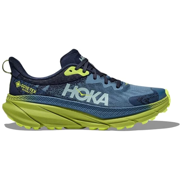 HOKA ONE ONE CHALLENGER 7 GORE-TEX OUTER SPACE/DARK CITRON 23 3 HOKA ONE ONE CHALLENGER 7 GORE-TEX OUTER SPACE/DARK CITRON 23
