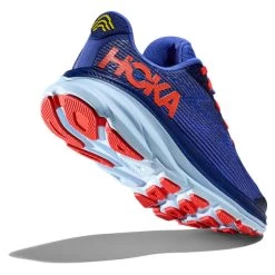 HOKA ONE ONE CLIFTON 9 YOUTH BELLWETHER BLUE/DAZZLING BLUE 23 -Sportschoenenwinkel 9 125857 clifton 9 youth bellwether blue dazzling blue 1131170 bbdgb 04