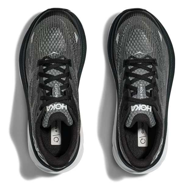 HOKA ONE ONE CLIFTON 9 YOUTH BLACK/WHITE 23 8 HOKA ONE ONE CLIFTON 9 YOUTH BLACK/WHITE 23 - Afbeelding 6