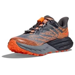 HOKA ONE ONE SPEEDGOAT 5 YOUTH CASTLEROCK/VIBRANT ORANGE 23 -Sportschoenenwinkel 9 125859 speedgoat 5 youth castlerock vibrant orange 1134470 cvon 03