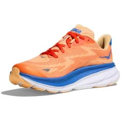 HOKA ONE ONE CLIFTON 9 YOUTH VIBRANT ORANGE/IMPALA 23 -Sportschoenenwinkel 9 126055 clifton 9 youth vibrant orange impala 1131170 voim 03
