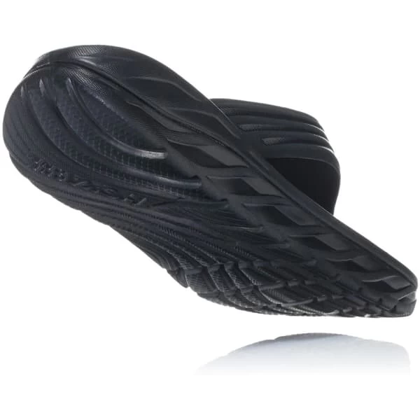 HOKA ONE ONE ORA RECOVERY FLIP 2 BLACK/DARK GULL GRAY 23 5 HOKA ONE ONE ORA RECOVERY FLIP 2 BLACK/DARK GULL GRAY 23 - Afbeelding 3