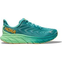 Hoka Arahi 6 Hardloopschoenen - Ocean Mist / Lime Glow -Sportschoenenwinkel hoka arahi 6 running shoes ocean mist lime glow 8 1502094