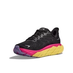 Hoka Arahi 6 Dames Hardloopschoenen - Zwart / Pink Yarrow -Sportschoenenwinkel hoka arahi 6 women s running shoes black pink yarrow 4 1428164