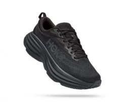 Hoka One One Hoka Bondi 8 Hardloopschoenen Zwart Dames