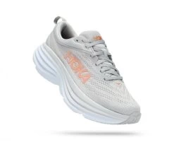 Hoka One One Hoka Bondi 8 Hardloopschoenen Grijs Dames