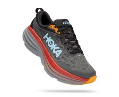 Hoka One One Hoka Bondi 8 Hardloopschoenen Grijs Heren