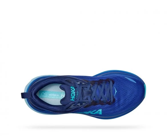 Hoka One One Hoka Bondi 8 Hardloopschoenen Blauw Heren 5 Hoka One One Hoka Bondi 8 Hardloopschoenen Blauw Heren - Afbeelding 3