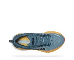 Hoka One One Hoka Bondi 8 Wide Hardloopschoenen Zilver/grijs Heren -Sportschoenenwinkel hoka bondi 8 1123202 gbms 003 1