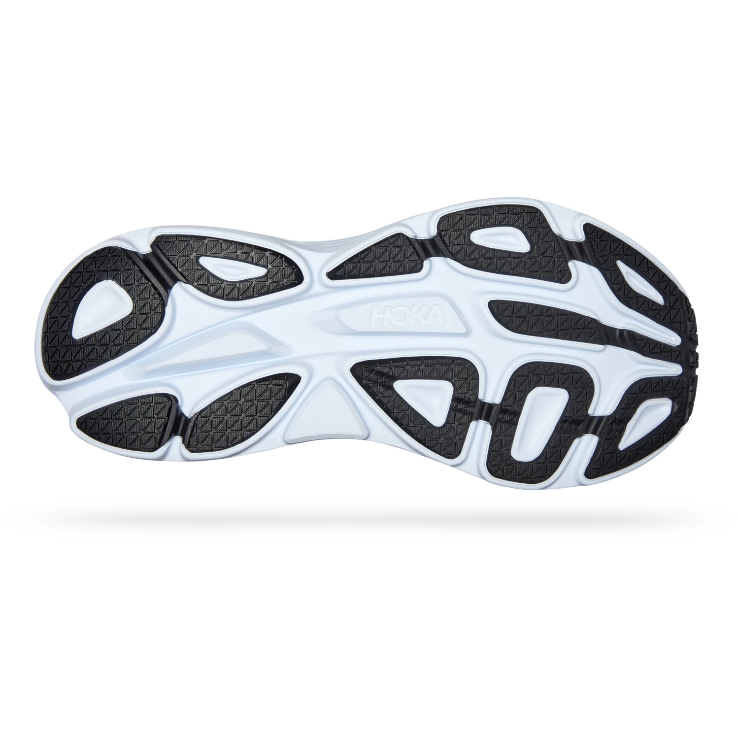 Hoka Bondi 8 Wide Hardloopschoenen Heren - Zwart / Wit 10 Hoka Bondi 8 Wide Hardloopschoenen Heren - Zwart / Wit - Afbeelding 8