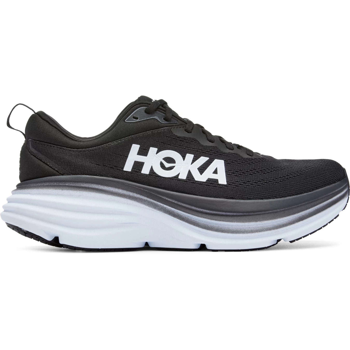 Hoka Bondi 8 Wide Hardloopschoenen Heren - Zwart / Wit 7 Hoka Bondi 8 Wide Hardloopschoenen Heren - Zwart / Wit - Afbeelding 5