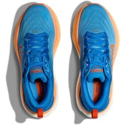 Hoka Bondi 8 Hardloopschoenen Heren - Coastal Sky / Vibrant Orange -Sportschoenenwinkel hoka bondi 8 running shoes coastal sky vibrant orange 4 1364191 1