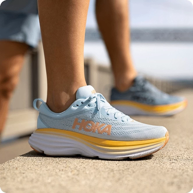 Hoka Bondi 8 Wide Hardloopschoenen Dames - Coastal Sky / All Aboard 11 Hoka Bondi 8 Wide Hardloopschoenen Dames - Coastal Sky / All Aboard - Afbeelding 9