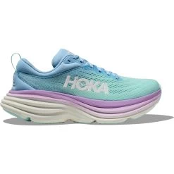 Hoka Bondi 8 Hardloopschoenen Dames - Airy Blue / Sunlit Ocean -Sportschoenenwinkel hoka bondi 8 womens running shoes airy blue sunlit ocean 5 1502127