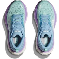 Hoka Bondi 8 Hardloopschoenen Dames - Airy Blue / Sunlit Ocean -Sportschoenenwinkel hoka bondi 8 womens running shoes airy blue sunlit ocean 6 1502128