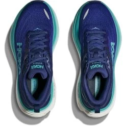 Hoka Bondi 8 Hardloopschoenen Dames - Bellwether Blue / Evening Sky -Sportschoenenwinkel hoka bondi 8 womens running shoes bellwether blue evening sky 7 1502139