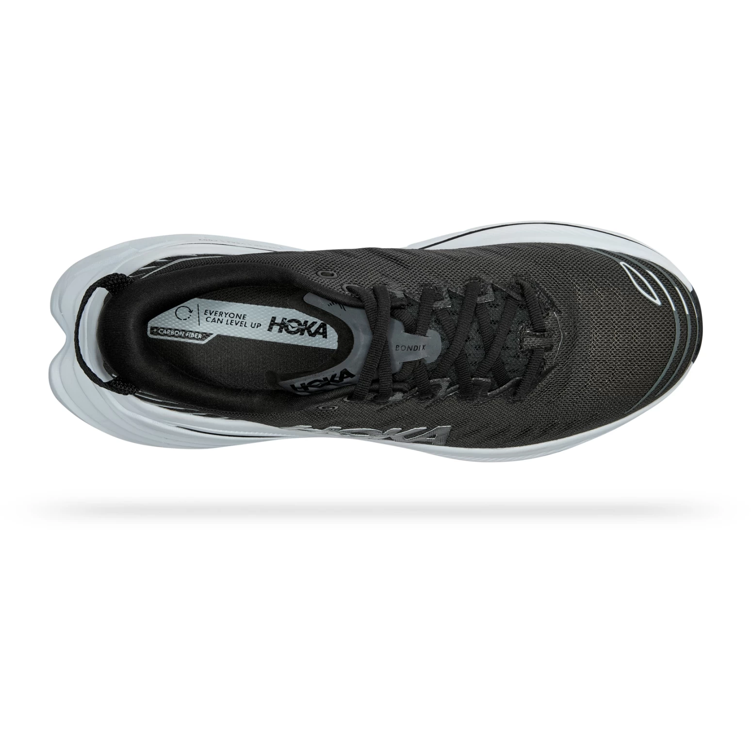 Hoka Bondi X Hardloopschoenen - Zwart / Wit 9 Hoka Bondi X Hardloopschoenen - Zwart / Wit - Afbeelding 7