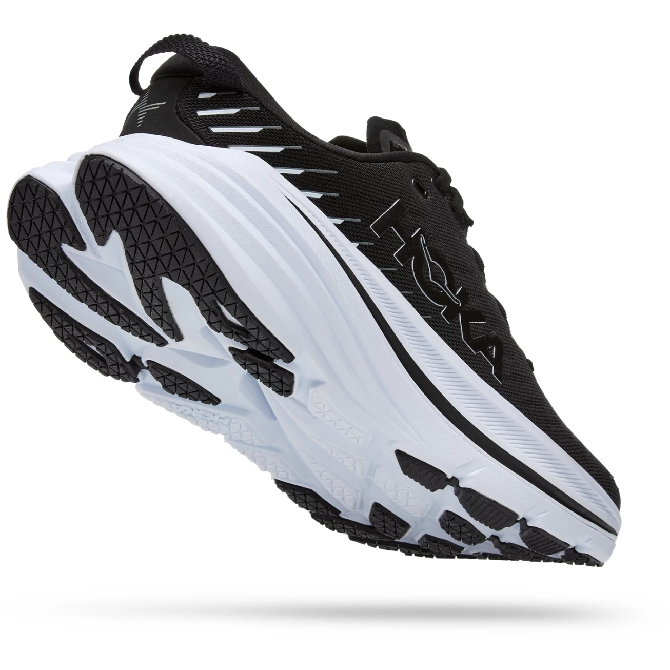 Hoka Bondi X Hardloopschoenen - Zwart / Wit 4 Hoka Bondi X Hardloopschoenen - Zwart / Wit - Afbeelding 2