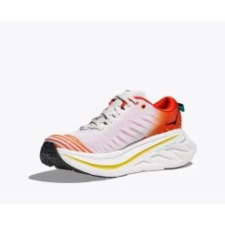 Hoka Bondi X Hardloopschoenen - Blanc De Blanc / Flame -Sportschoenenwinkel hoka bondi x running shoes blanc de blanc flame 6 1460244