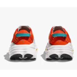 Hoka Bondi X Hardloopschoenen - Blanc De Blanc / Flame -Sportschoenenwinkel hoka bondi x running shoes blanc de blanc flame 8 1460238