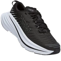 Hoka Bondi X Dames Hardloopschoenen - Zwart / Wit