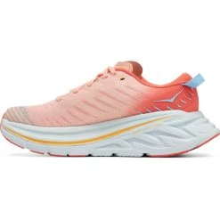Hoka Bondi X Dames Hardloopschoenen - Camellia / Peach Parfait -Sportschoenenwinkel hoka bondi x women s running shoes camellia peach parfait 1 1239561