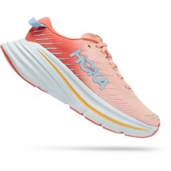 Hoka Bondi X Dames Hardloopschoenen - Camellia / Peach Parfait -Sportschoenenwinkel hoka bondi x women s running shoes camellia peach parfait 3 1239563