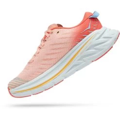 Hoka Bondi X Dames Hardloopschoenen - Camellia / Peach Parfait -Sportschoenenwinkel hoka bondi x women s running shoes camellia peach parfait 5 1239565