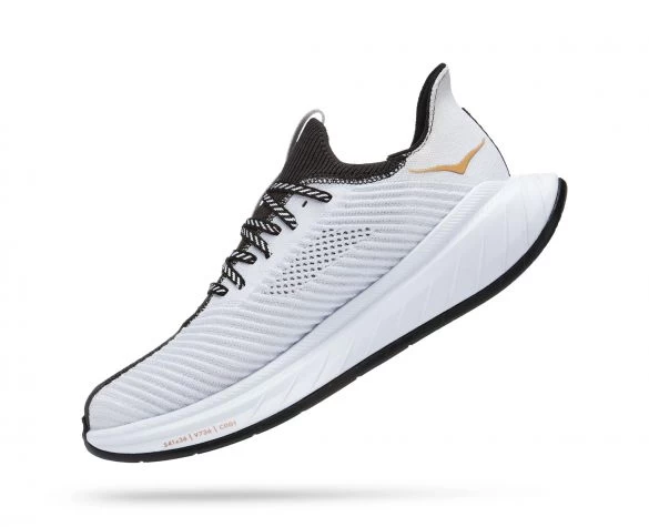 Hoka One One Hoka Carbon X 3 Hardloopschoenen Zwart/wit Dames 4 Hoka One One Hoka Carbon X 3 Hardloopschoenen Zwart/wit Dames - Afbeelding 2