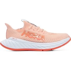Hoka Carbon X 3 Dames Hardloopschoenen - Peach Parfait / Summer Song -Sportschoenenwinkel hoka carbon x 3 women s running shoes peach parfait summer song 5 1239818