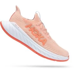 Hoka Carbon X 3 Dames Hardloopschoenen - Peach Parfait / Summer Song -Sportschoenenwinkel hoka carbon x 3 women s running shoes peach parfait summer song 8 1239813