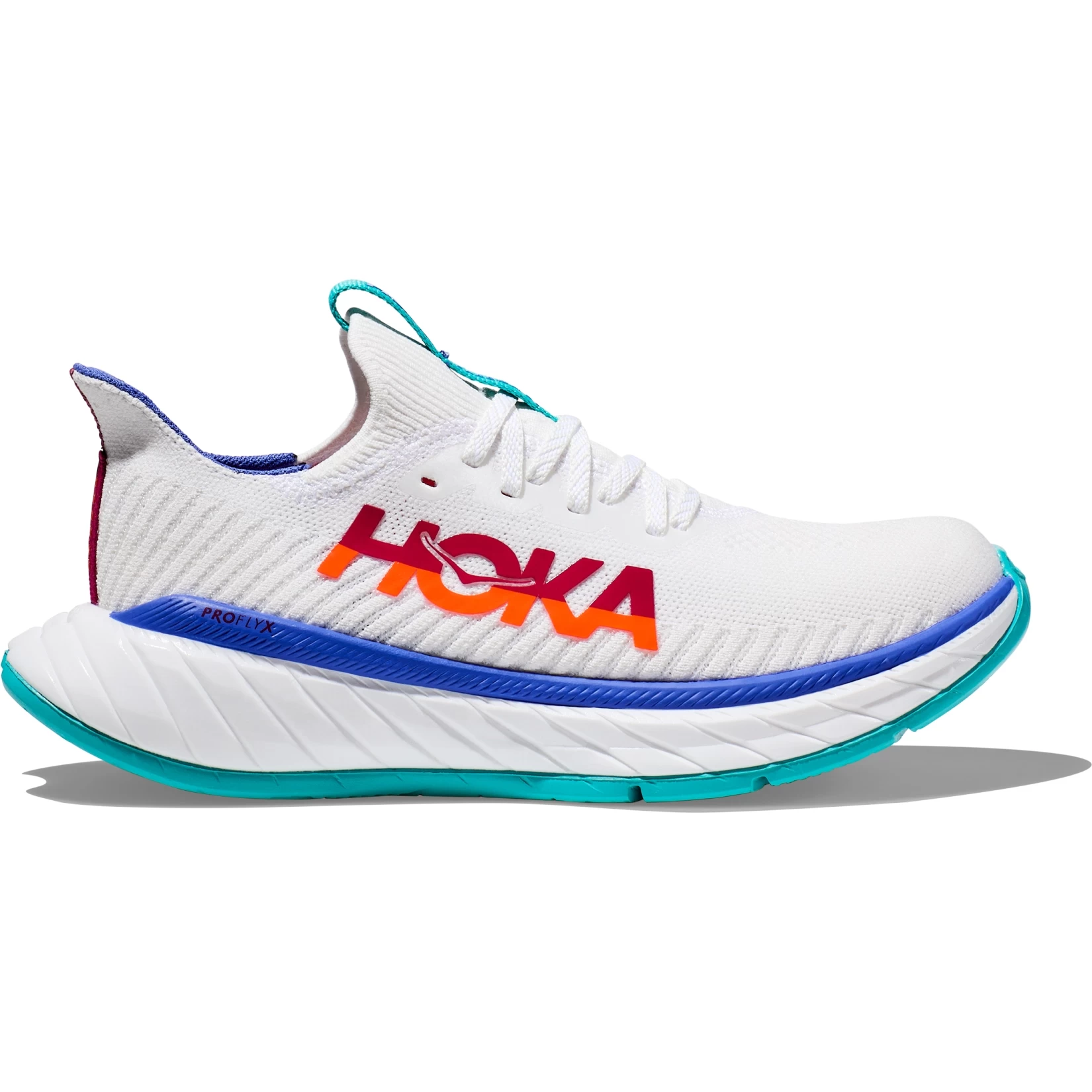 Hoka Carbon X 3 Dames Hardloopschoenen - Wit / Flame 4 Hoka Carbon X 3 Dames Hardloopschoenen - Wit / Flame - Afbeelding 2