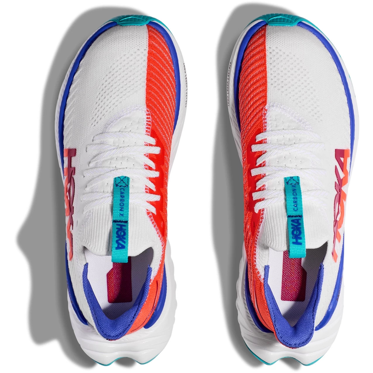 Hoka Carbon X 3 Dames Hardloopschoenen - Wit / Flame 7 Hoka Carbon X 3 Dames Hardloopschoenen - Wit / Flame - Afbeelding 5